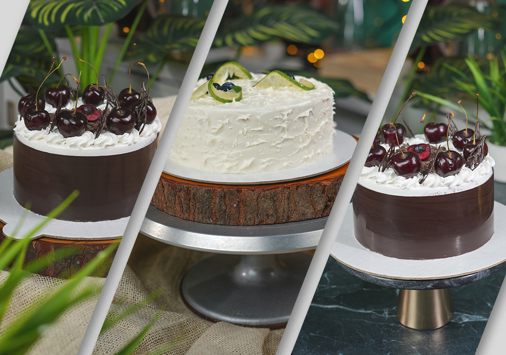 Lemon Blueberry Cake/Black Forest Cake Course