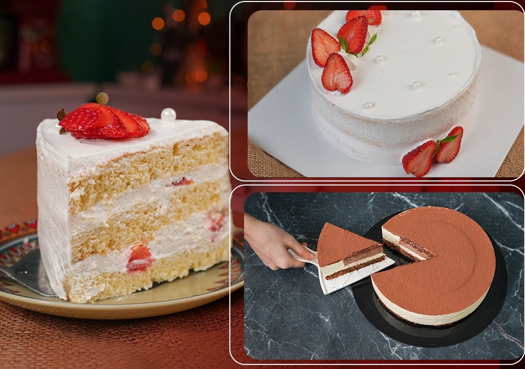 Strawberry Cake/Tiramisu Cake Course