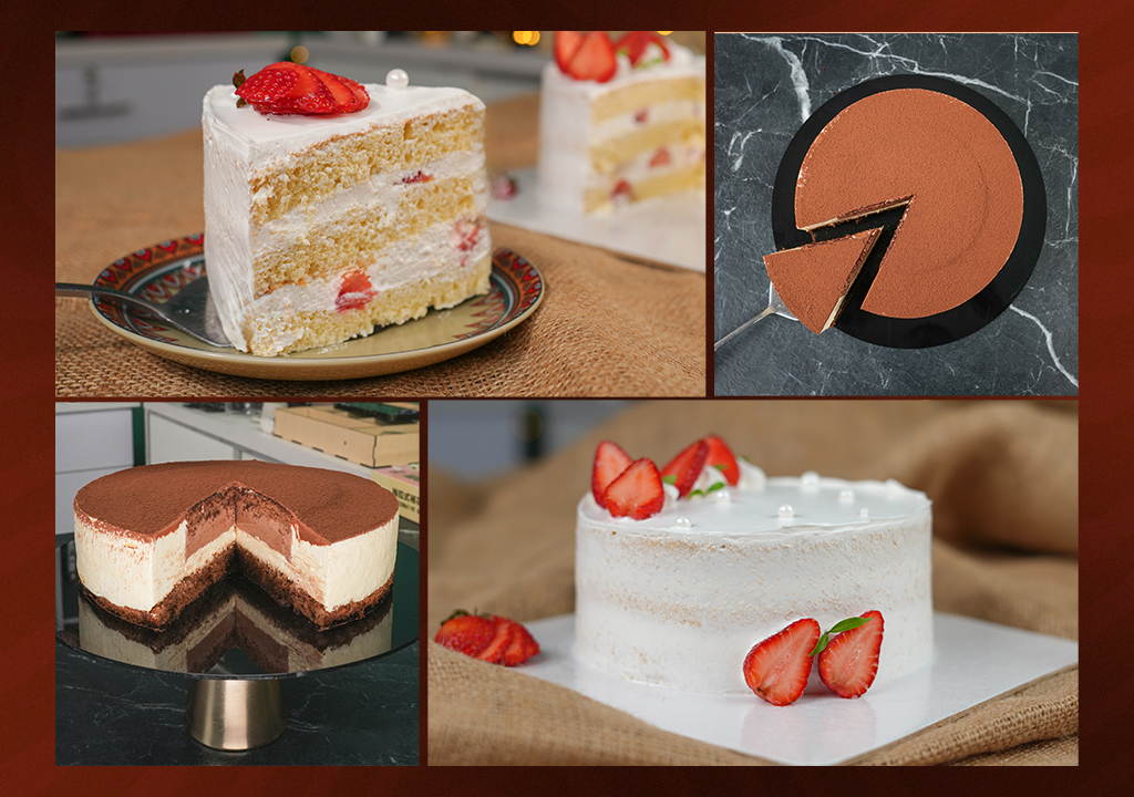 Strawberry Cake/Tiramisu Cake Course