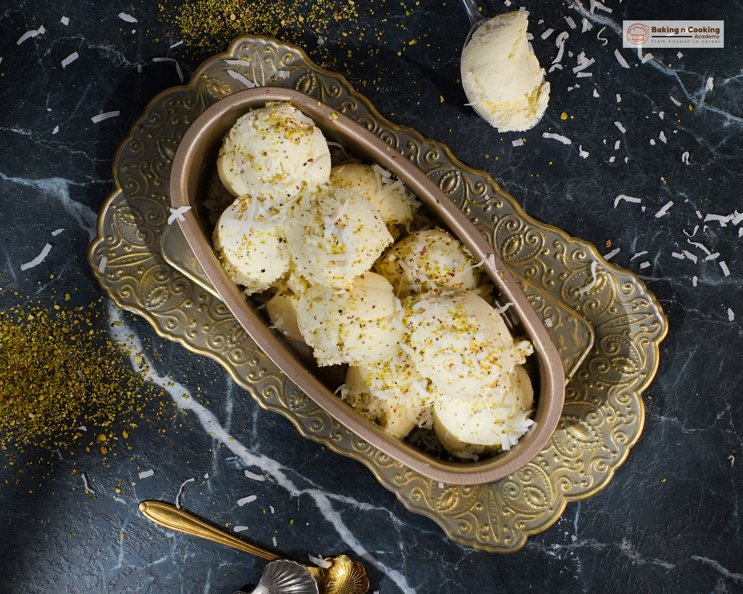 Pistachio Coconut Ice Cream Part 01