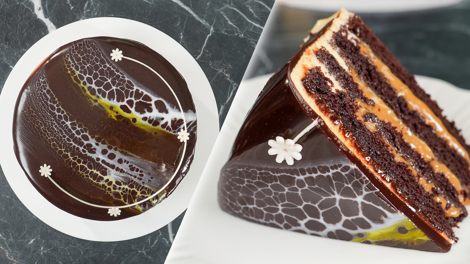 Chocolate Caramel Moist Cake Part 3