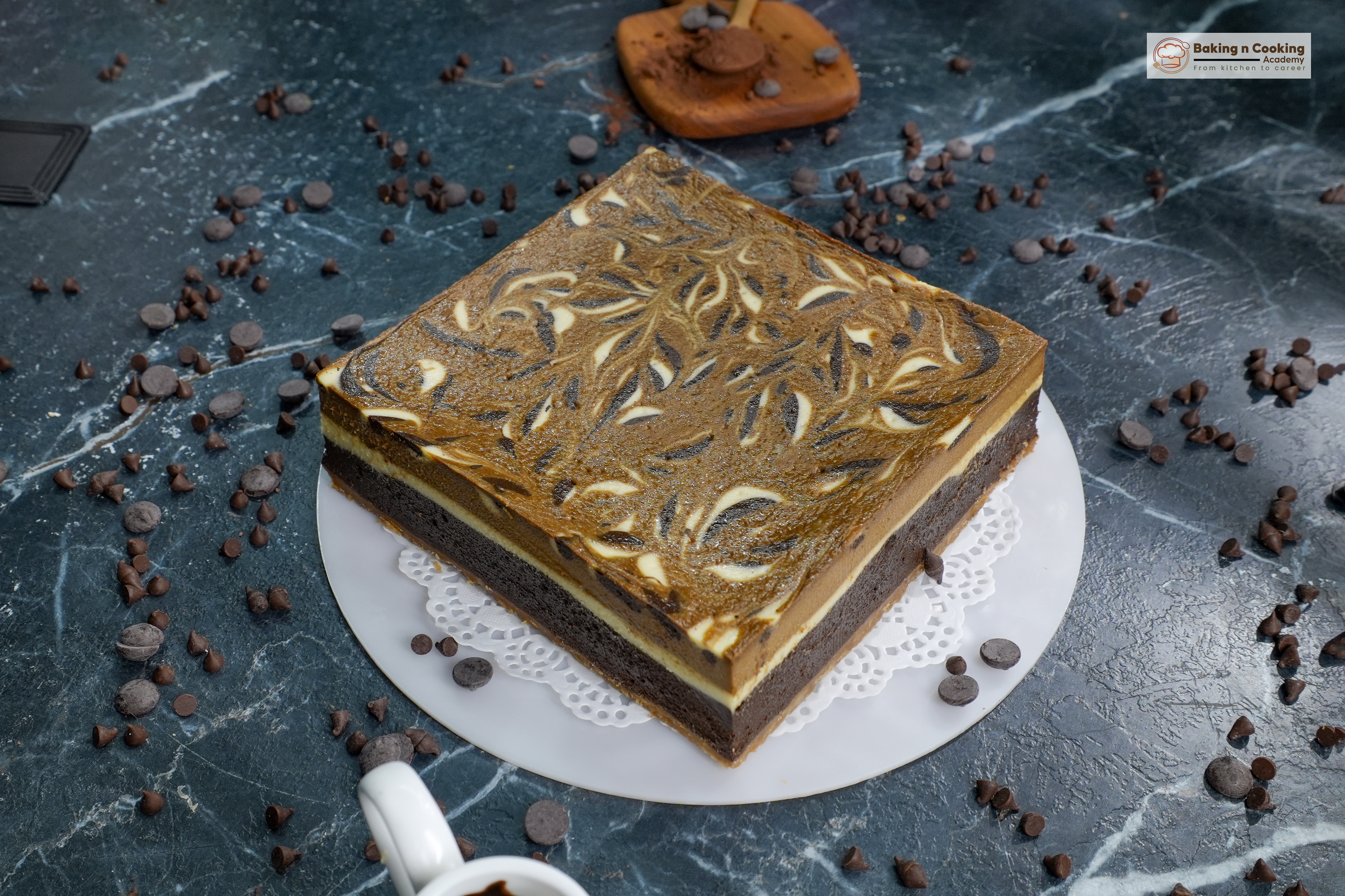 Triple Layer Cheese Cake